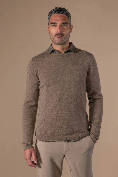 ERNEST ALPACA SWEATER | MOKA