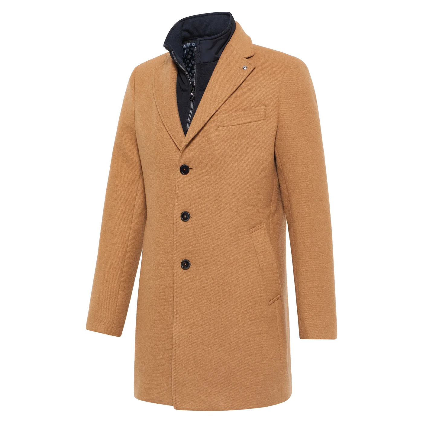 BLUE INDUSTRY Executive Car Coat | CAMEL