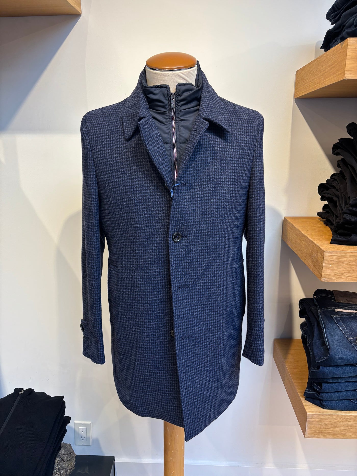 BLUE INDUSTRY Executive Car Coat | BLUE