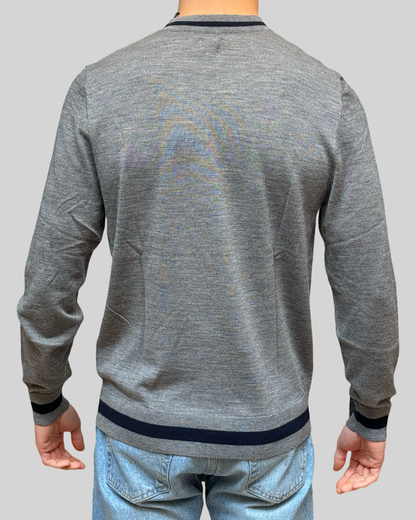 GOOD MAN BRAND Light Merino Crew Grey