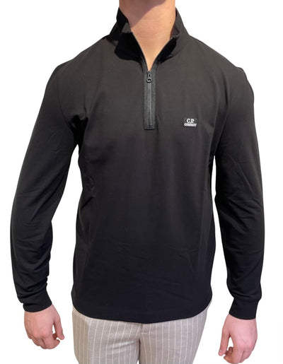 C.P. COMPANY Long Polo | Black