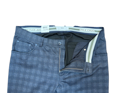 BRAX Blue/Grey Check Pant