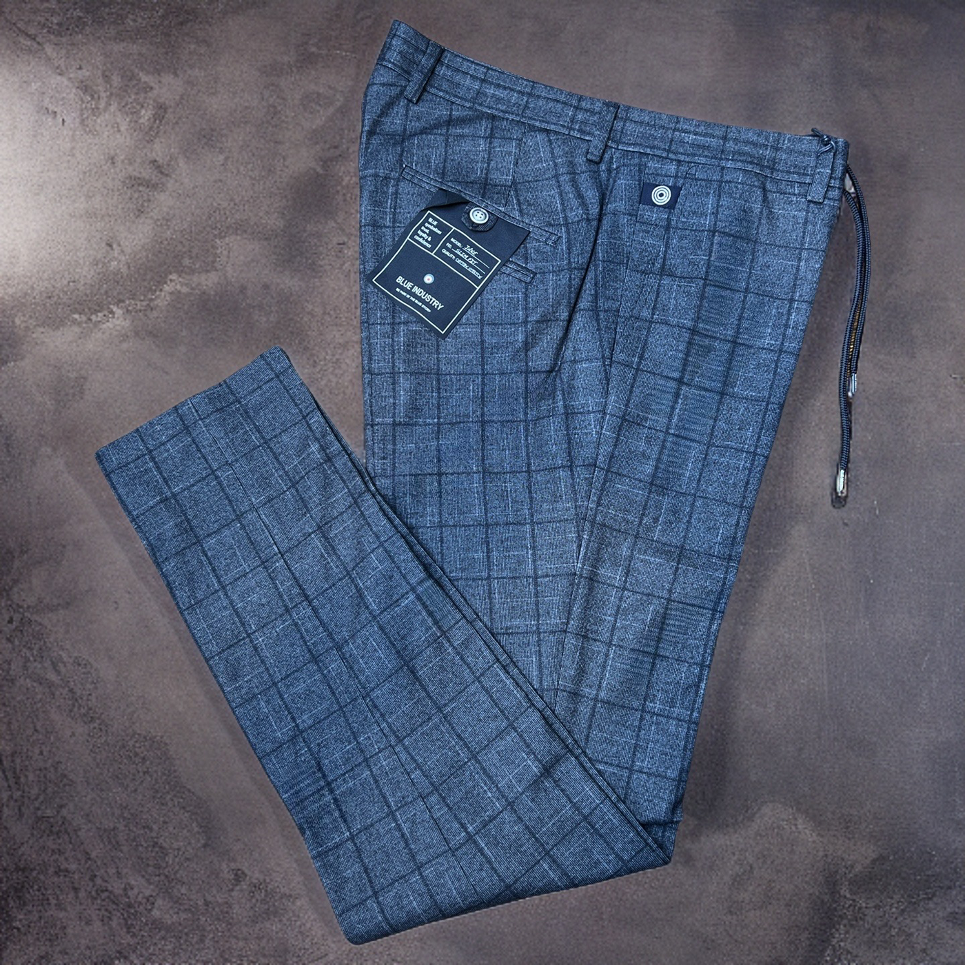 BLUE INDUSTRY M27 Jake Pant Check | Blue