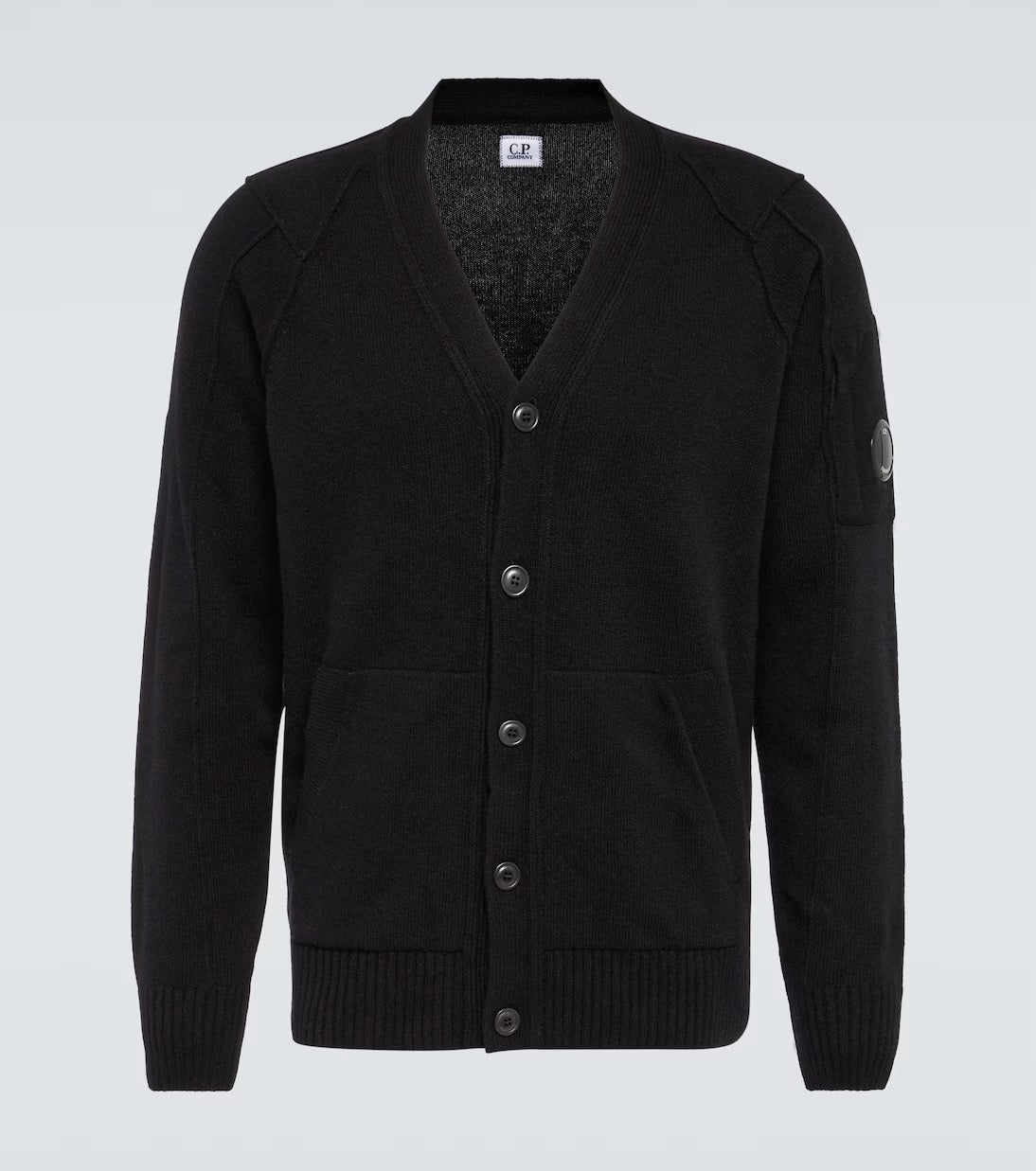 C.P. COMPANY Light Cardigan Black