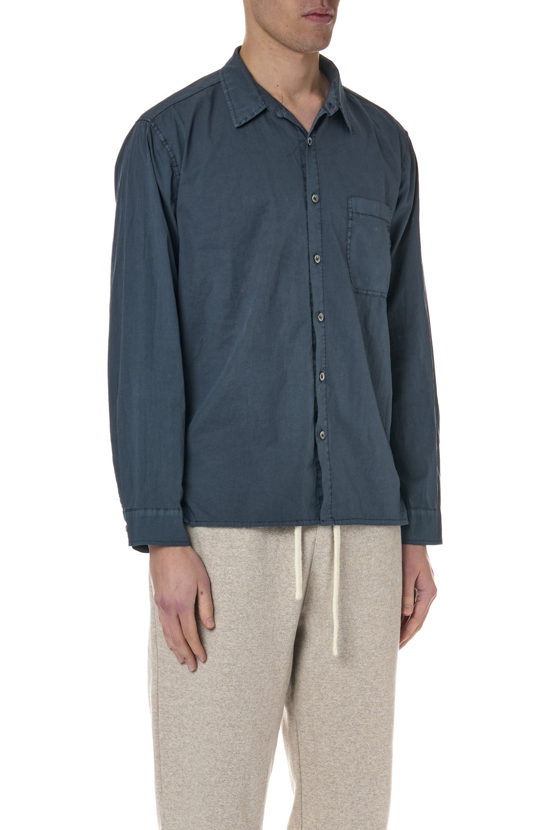 CROSSLEY Sanir pocket shirt in BLUE