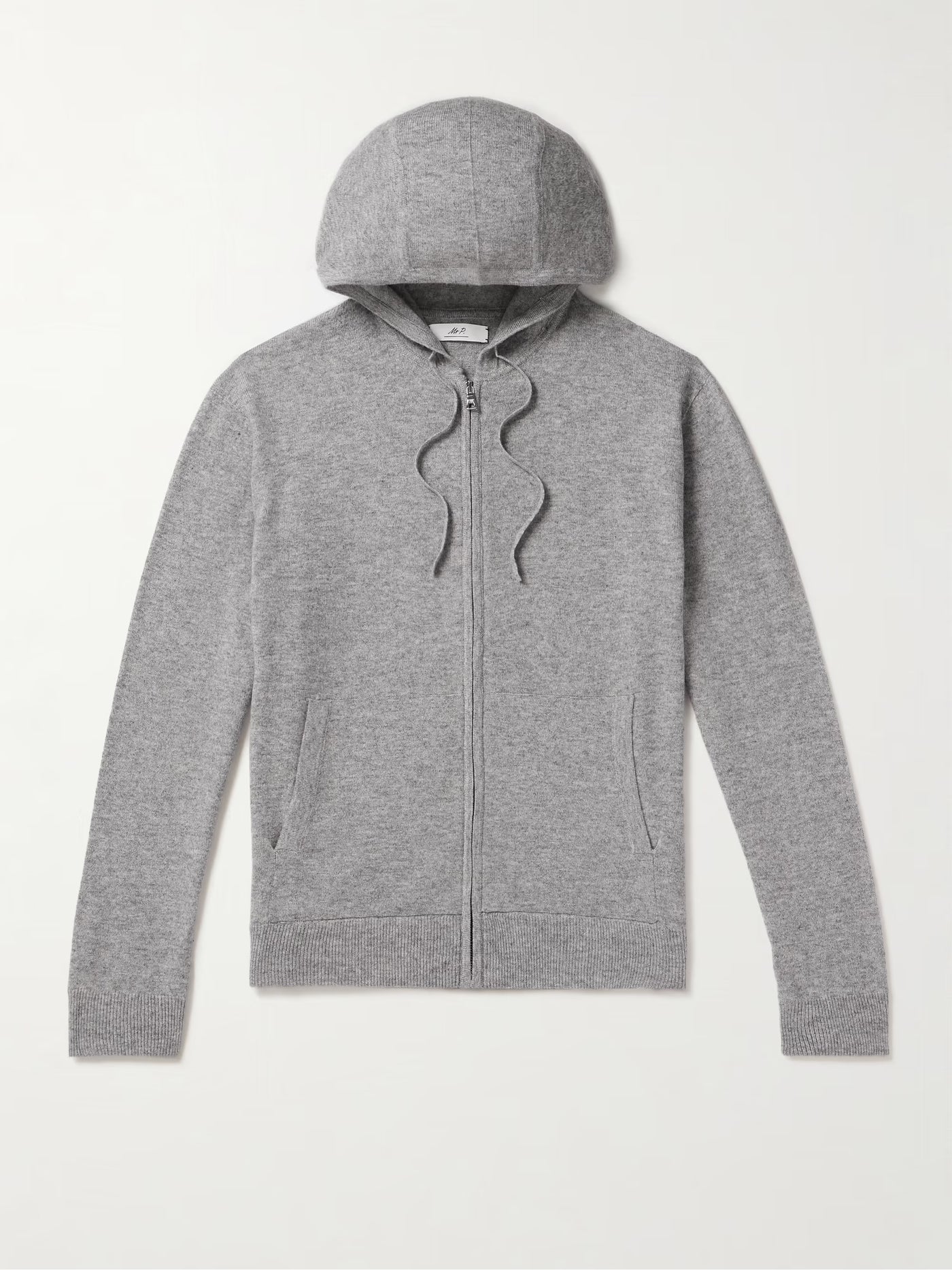 GOOD MAN BRAND Cashmere Zip Hood Grey