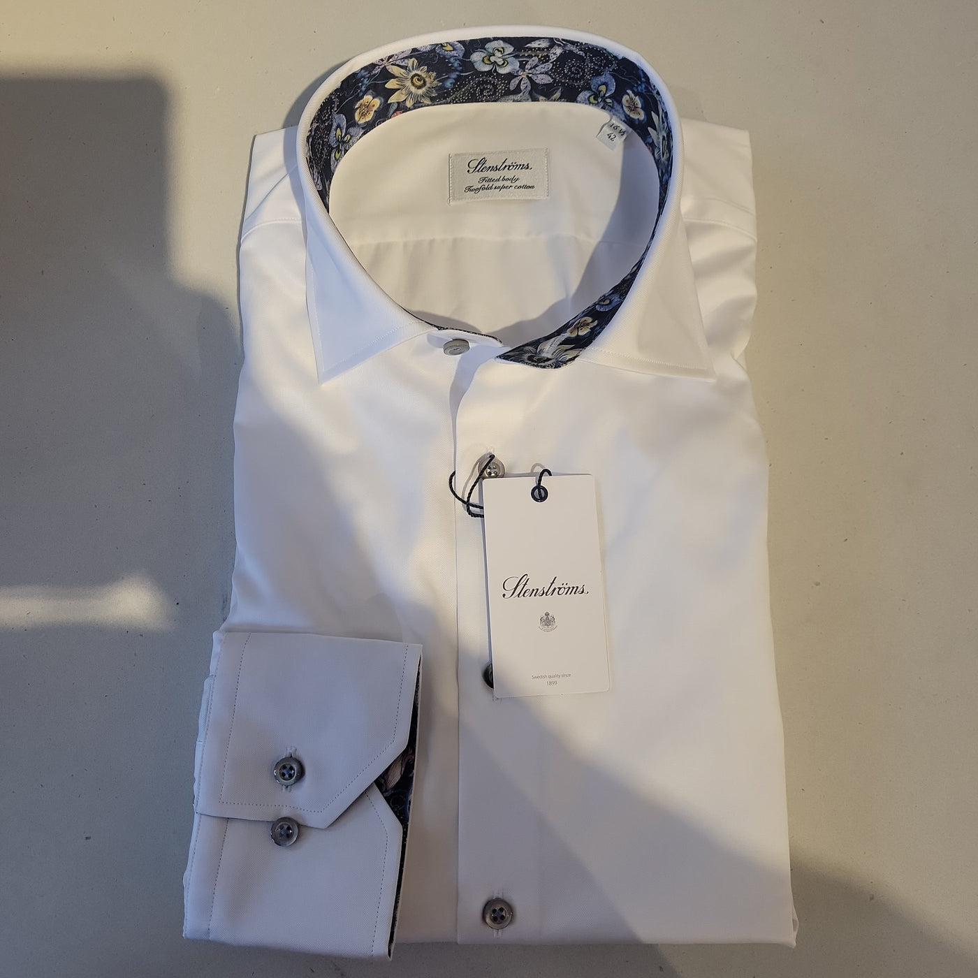 STENSTROMS Dress shirt With Floral Detail