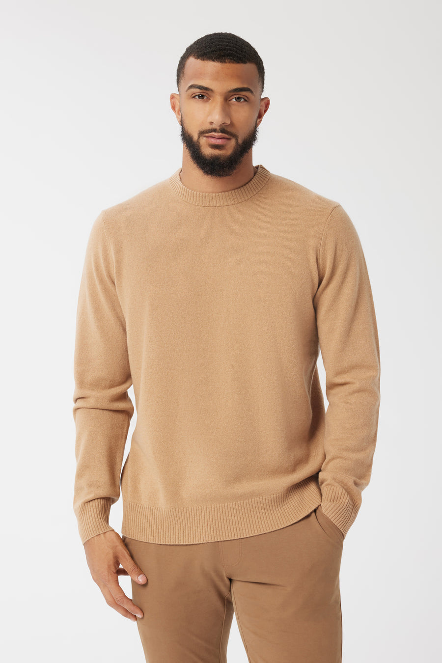 GOOD MAN BRAND camel cashmere sweater