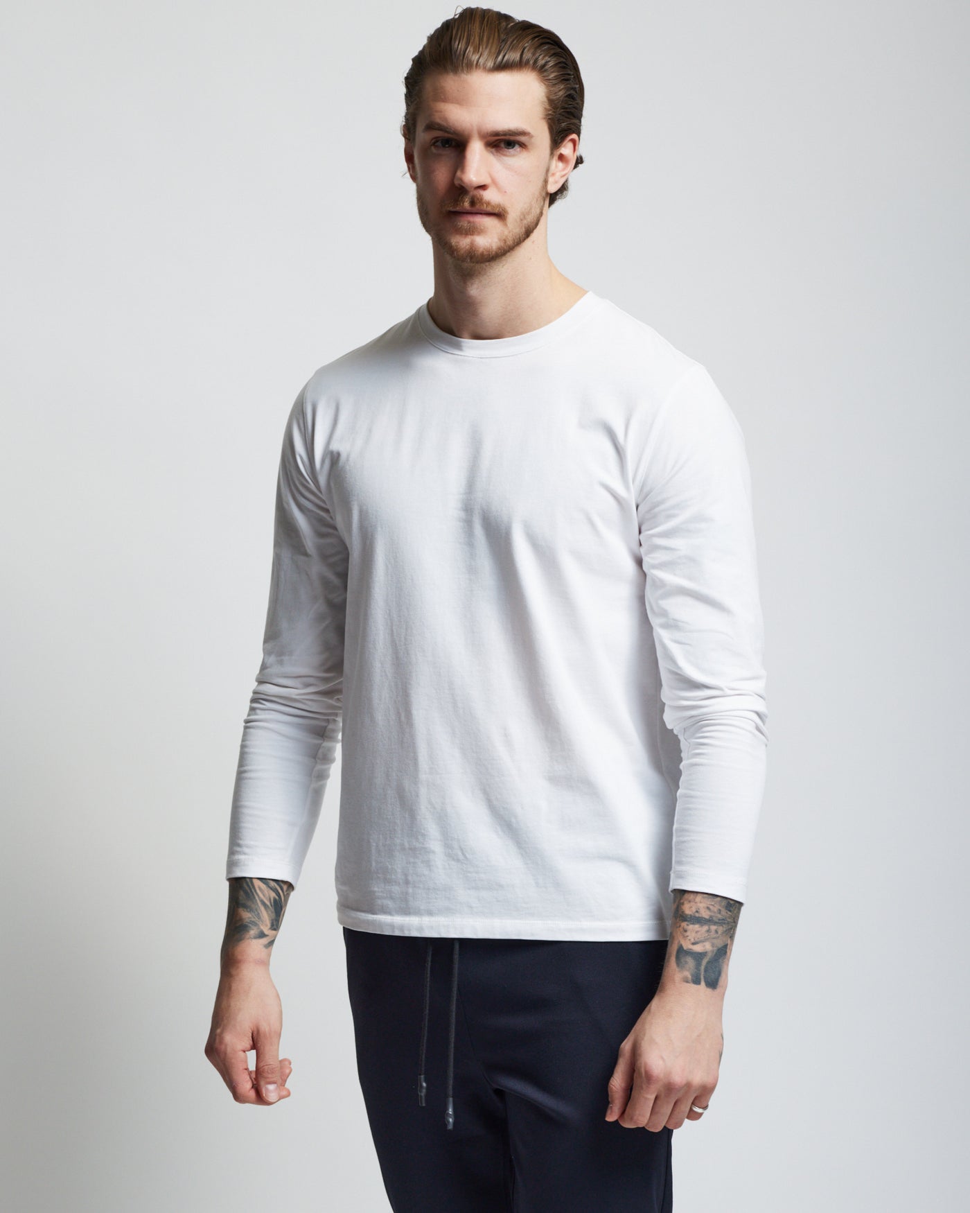 EASYMONDAYS Long sleeve Tee Shirt White